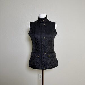 Barbour Otterburn Gilet Quilted Snap-Front Women's Vest (Size 4)